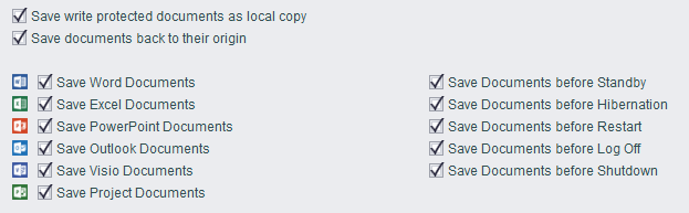 Save Documents Before Shutdown
